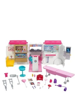 Barbie Careers Care Clinic Vehicle Ambulance With Lights And Sounds* Barbie