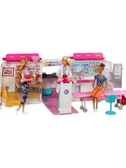 Barbie Careers Care Clinic Vehicle Ambulance With Lights And Sounds* Barbie