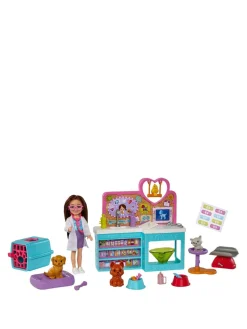 Barbie Chelsea Pet Vet Career Doll And Playset* Barbie