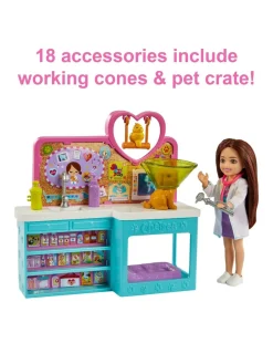 Barbie Chelsea Pet Vet Career Doll And Playset* Barbie