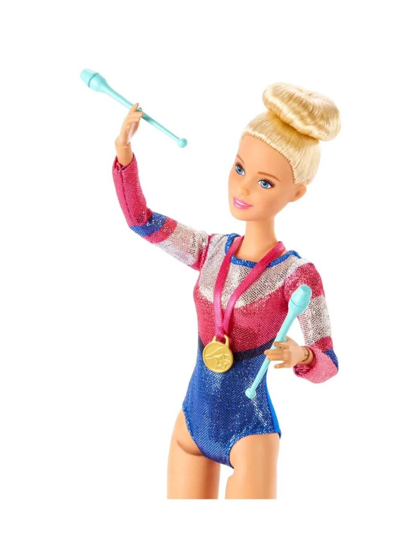 Barbie Gymnastics Doll And Playset With Twirling Feature, Balance Beam, 15+ Accessories* Barbie