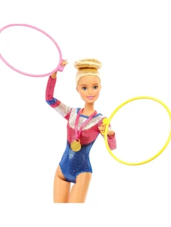 Barbie Gymnastics Doll And Playset With Twirling Feature, Balance Beam, 15+ Accessories* Barbie