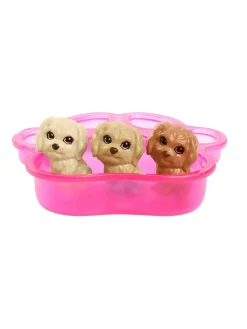 Barbie Newborn Pups Doll And Puppy Playset* Barbie