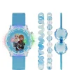 * Disney Frozen Light Blue Analogue Watch With Bracelet Set* Disney