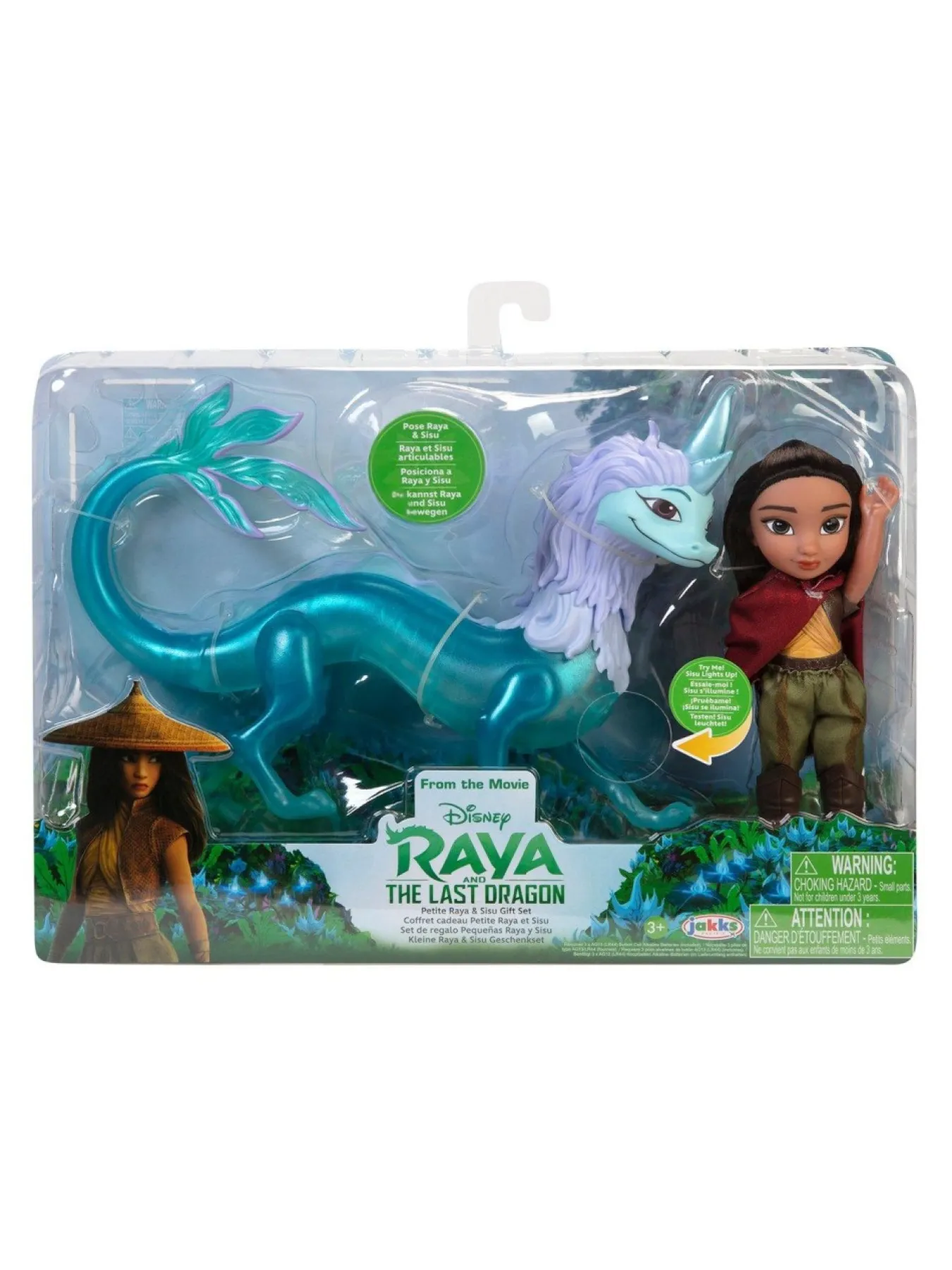 * Disney Raya 6″ Petite Raya Doll And Feature Sisu Dragon Figure Gift Set* Disney