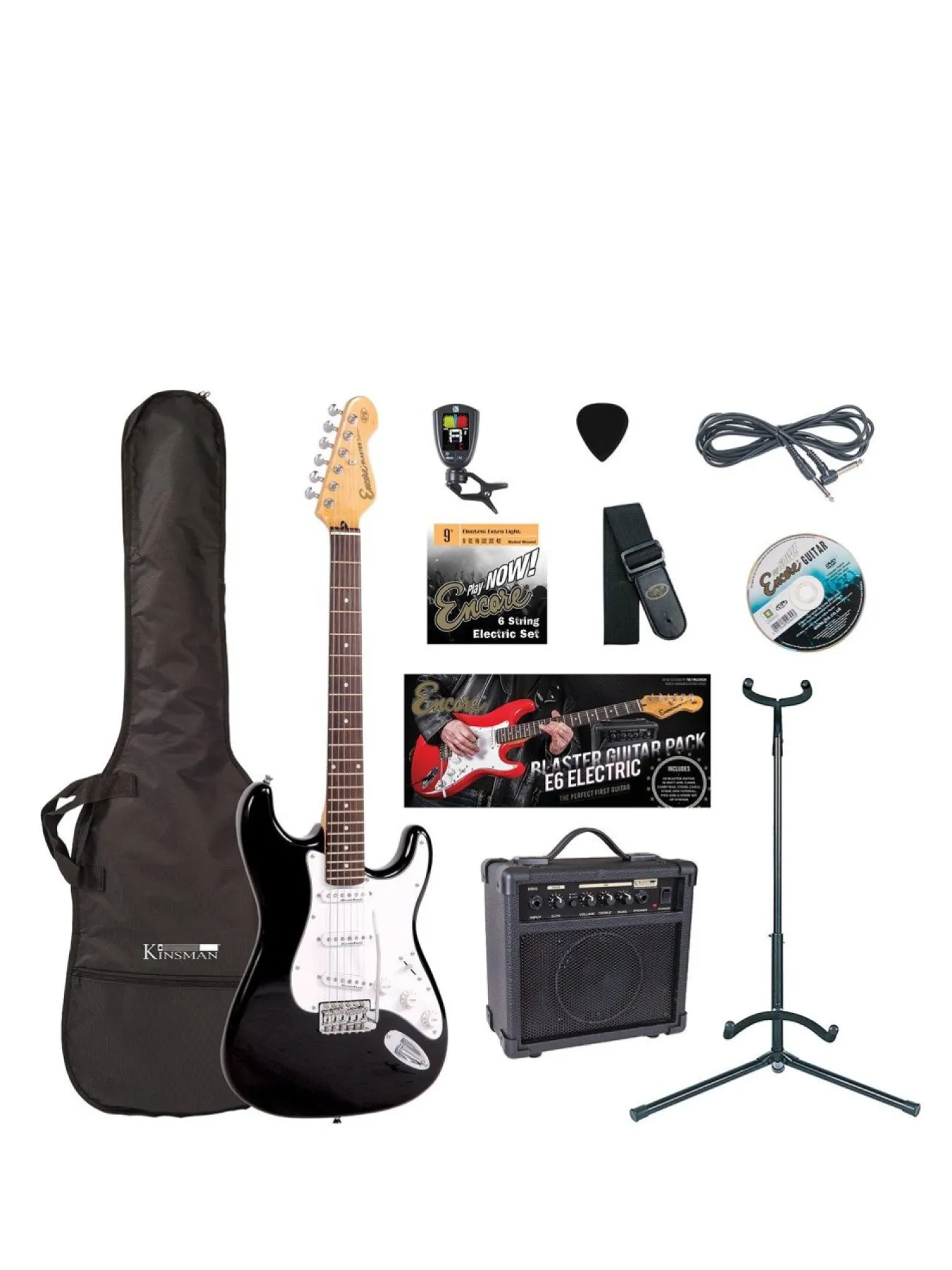 Christmas Gifts Encore Electric Guitar Outfit – Gloss Black* Christmas Gifts