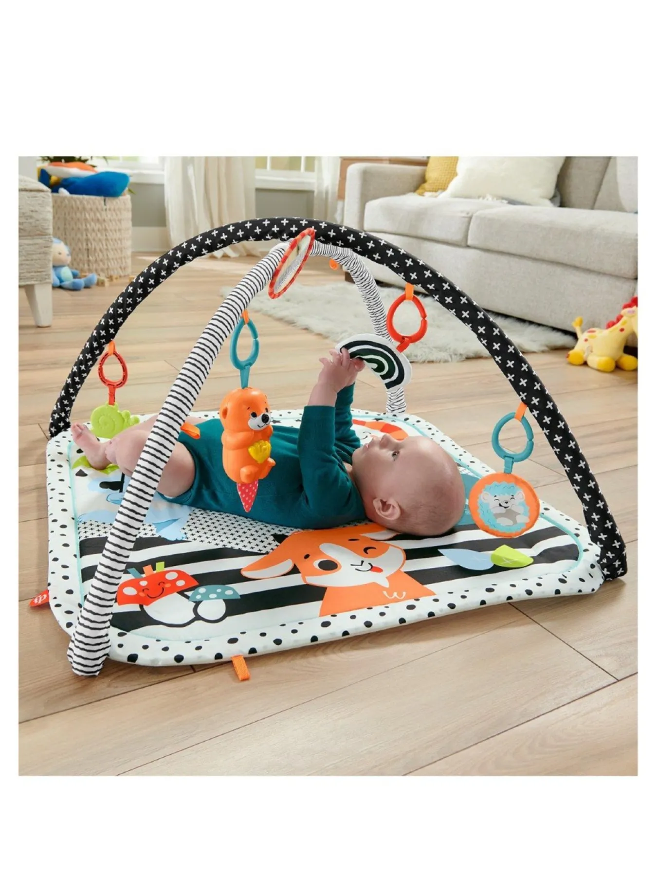 Christmas Gifts Fisher-Price 3-In-1 Music, Glow & Grow Baby Gym Play Mat* Christmas Gifts