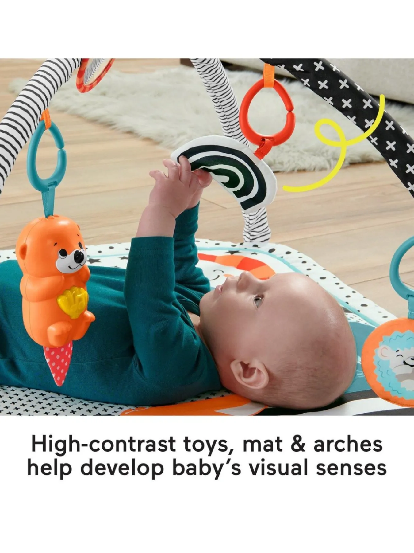 Christmas Gifts Fisher-Price 3-In-1 Music, Glow & Grow Baby Gym Play Mat* Christmas Gifts