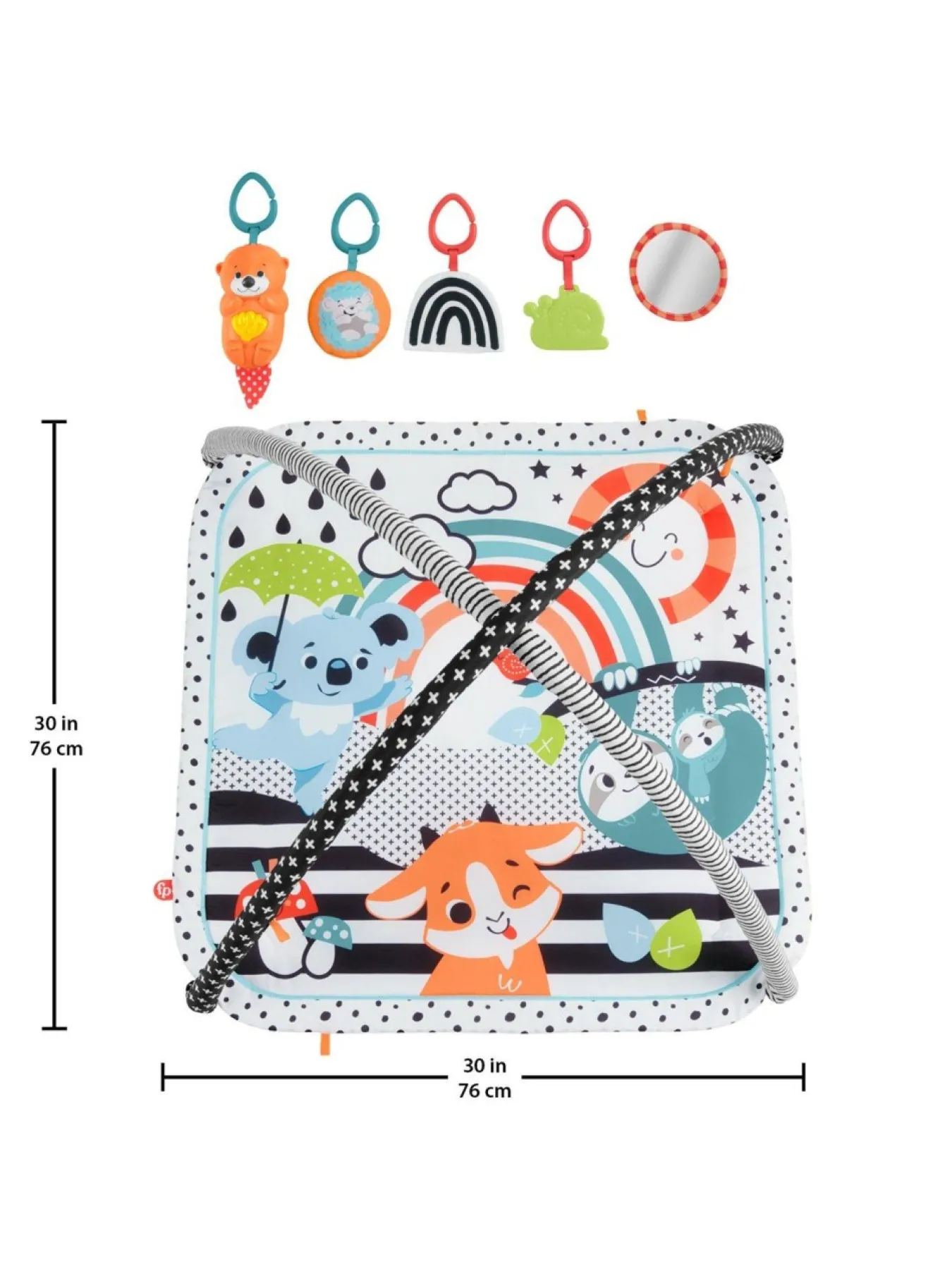 Christmas Gifts Fisher-Price 3-In-1 Music, Glow & Grow Baby Gym Play Mat* Christmas Gifts