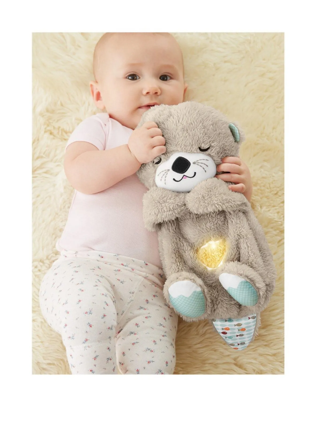 Christmas Gifts Fisher-Price Soothe ‘N Snuggle Otter Plush Baby Toy With 11 Sensory Features* Christmas Gifts