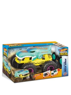 Christmas Gifts Hot Wheels 7.5″ Rc Monster Truck Mega Wrex* Christmas Gifts