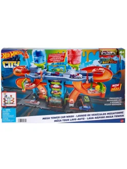 Christmas Gifts Hot Wheels City Mega Tower Car Wash Playset* Christmas Gifts