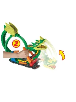 Christmas Gifts Hot Wheels Dragon Drive Firefight Playset And Vehicle* Christmas Gifts