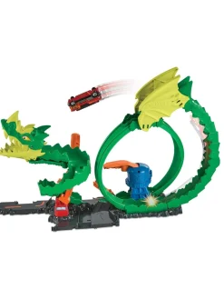 Christmas Gifts Hot Wheels Dragon Drive Firefight Playset And Vehicle* Christmas Gifts