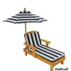 Christmas Gifts Kidkraft Outdoor Chaise Lounger With Umbrella* Christmas Gifts