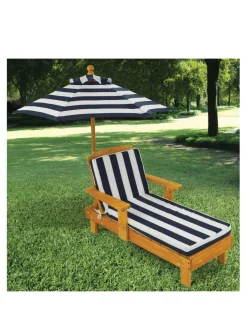 Christmas Gifts Kidkraft Outdoor Chaise Lounger With Umbrella* Christmas Gifts