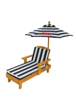 Christmas Gifts Kidkraft Outdoor Chaise Lounger With Umbrella* Christmas Gifts
