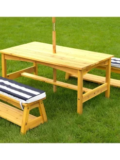 Christmas Gifts Kidkraft Outdoor Picnic Table & Bench Set With Cushions & Umbrella* Christmas Gifts