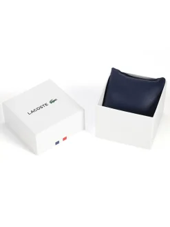 Christmas Gifts Lacoste Rider Navy Dial Orange Accent Kids/Teen Watch* Christmas Gifts