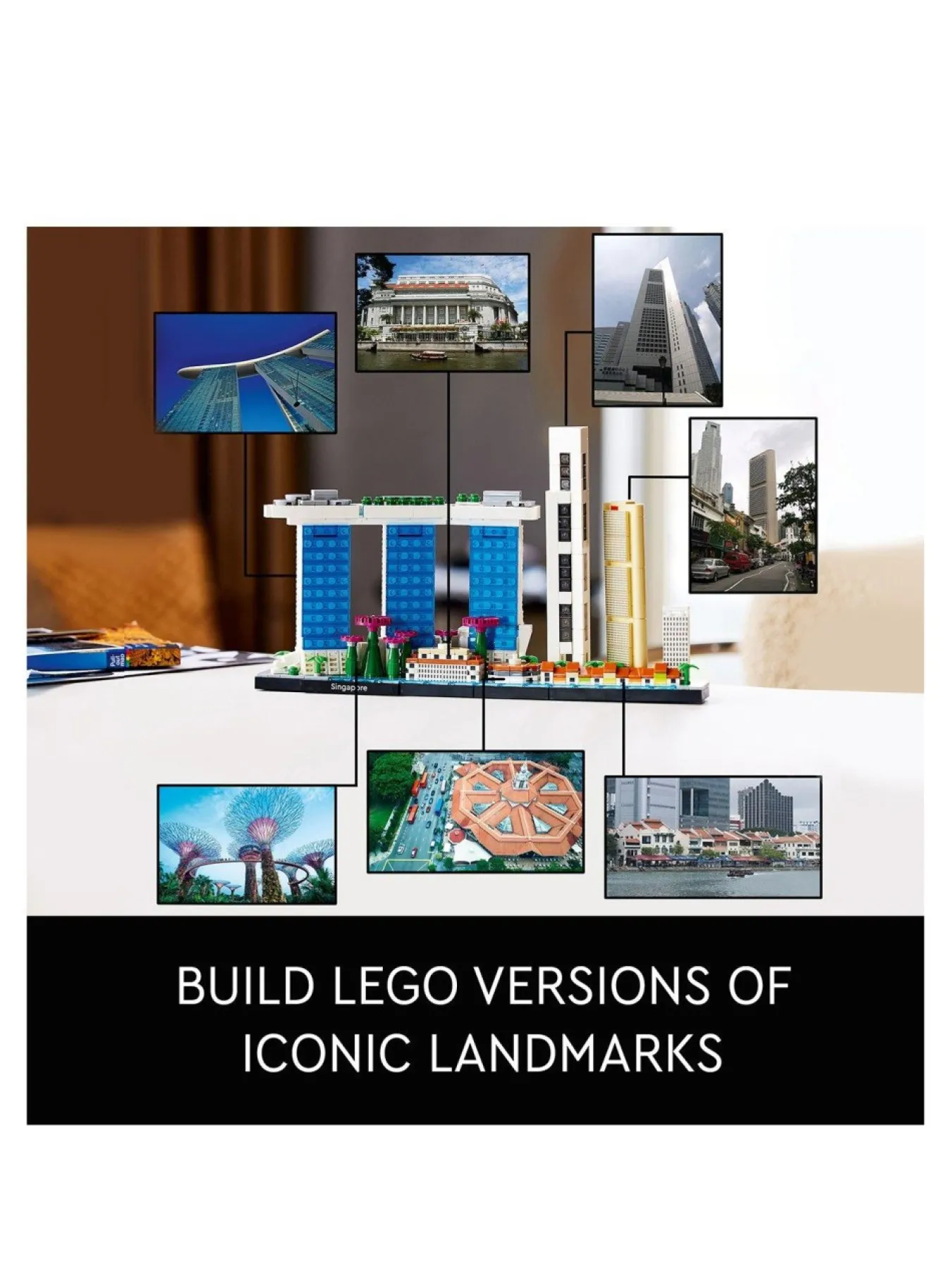 Christmas Gifts Lego Architecture Singapore Building Set 21057* Christmas Gifts