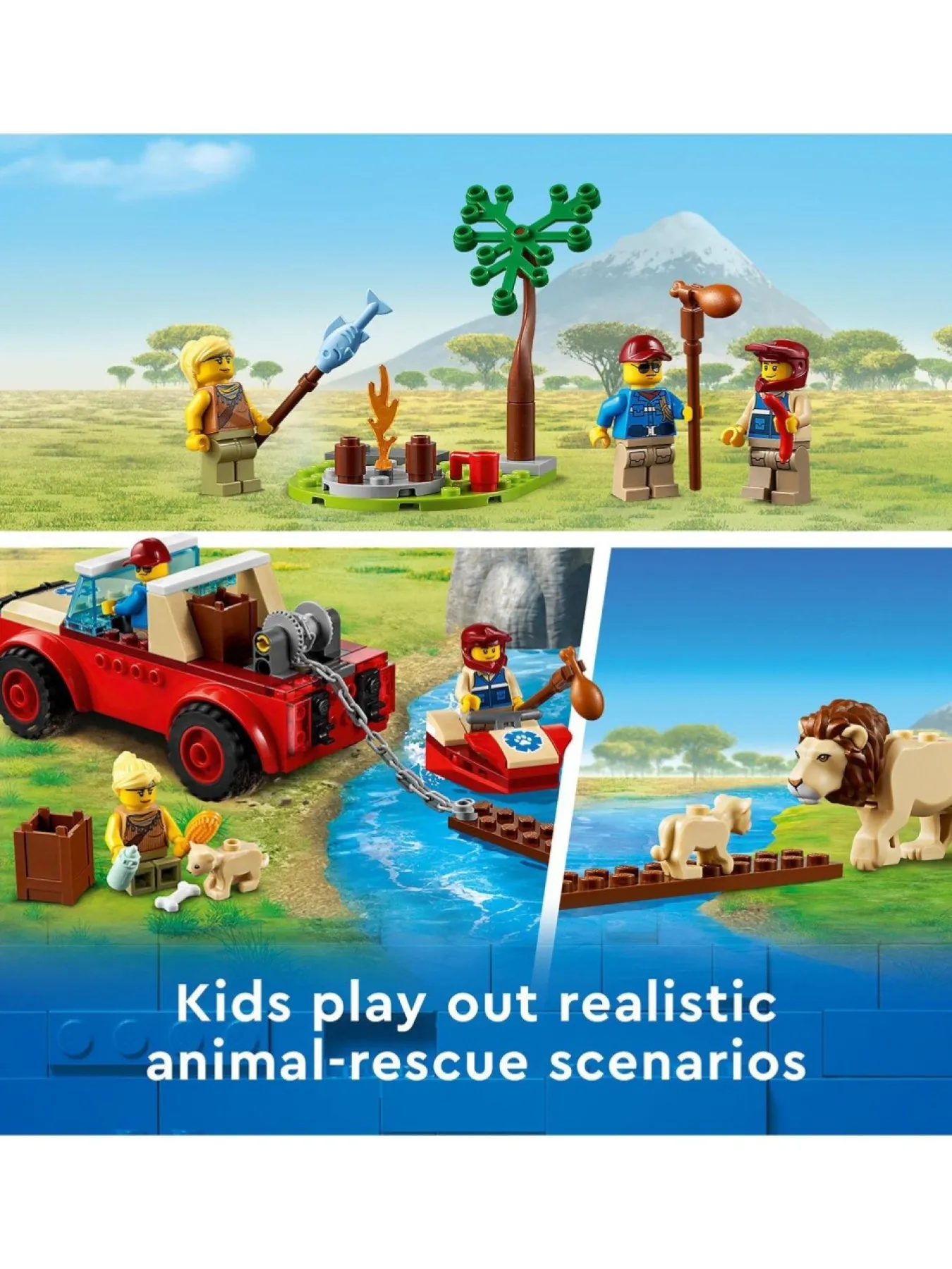 * Lego City City Wildlife Rescue Off Roader Car Toy 60301* Lego