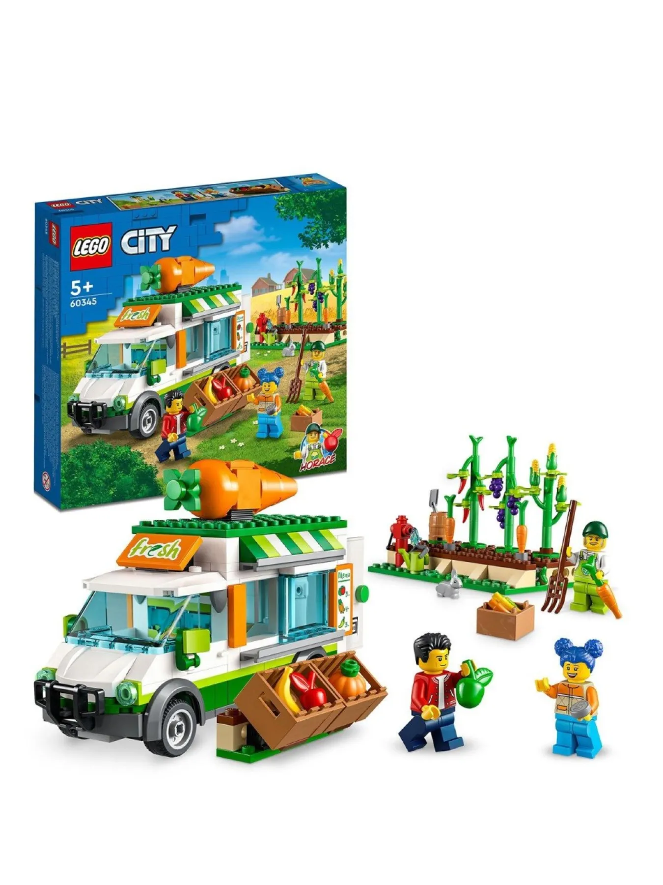 * Lego City Farmers Market Van Farm Toy Set 60345* Lego