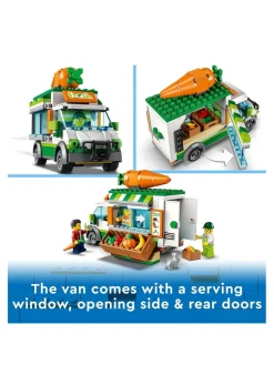 * Lego City Farmers Market Van Farm Toy Set 60345* Lego
