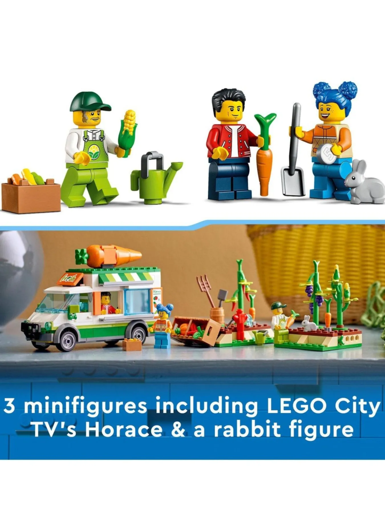 * Lego City Farmers Market Van Farm Toy Set 60345* Lego