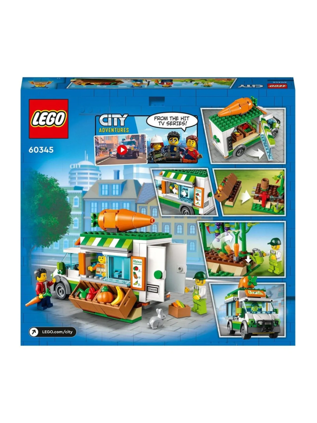 * Lego City Farmers Market Van Farm Toy Set 60345* Lego