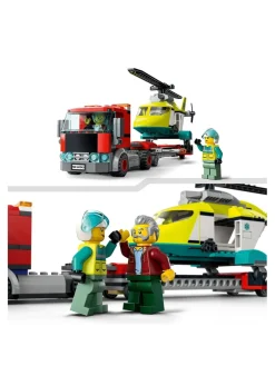 * Lego City Rescue Helicopter Transport Set 60343* Lego