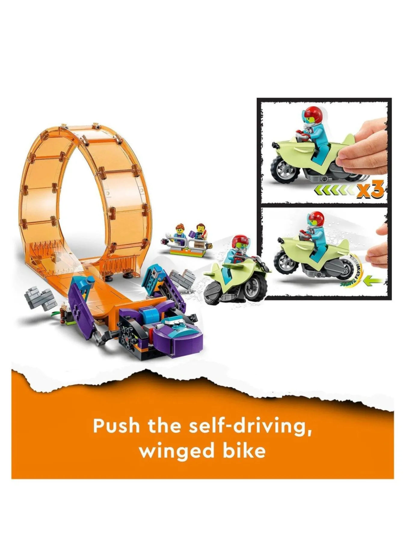 * Lego City Smashing Chimpanzee Stunt Loop 60338* Lego