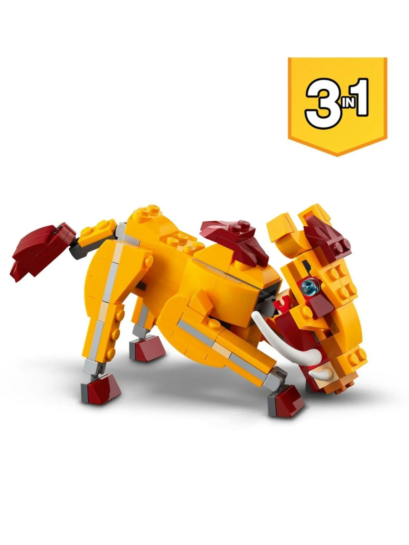 * Lego Creator 3 In 1 Wild Lion Building Set 31112* Lego