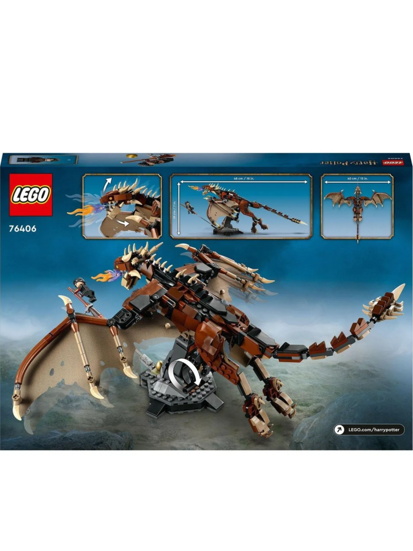 * Lego Harry Potter Hungarian Horntail Dragon Toy 76406* Lego