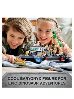 * Lego Jurassic World Baryonyx Dinosaur Boat Toy 76942* Lego