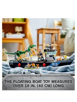 * Lego Jurassic World Baryonyx Dinosaur Boat Toy 76942* Lego