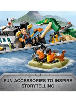 * Lego Jurassic World Baryonyx Dinosaur Boat Toy 76942* Lego