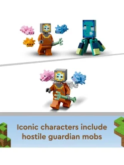 * Lego Minecraft The Guardian Battle Set 21180* Lego