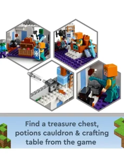 * Lego Minecraft The Ice Castle Toy Building Set 21186* Lego
