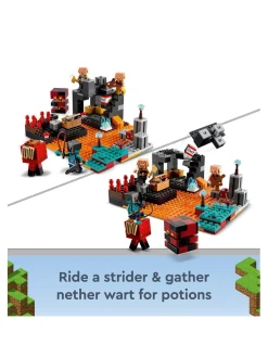 * Lego Minecraft The Nether Bastion Action Set 21185* Lego