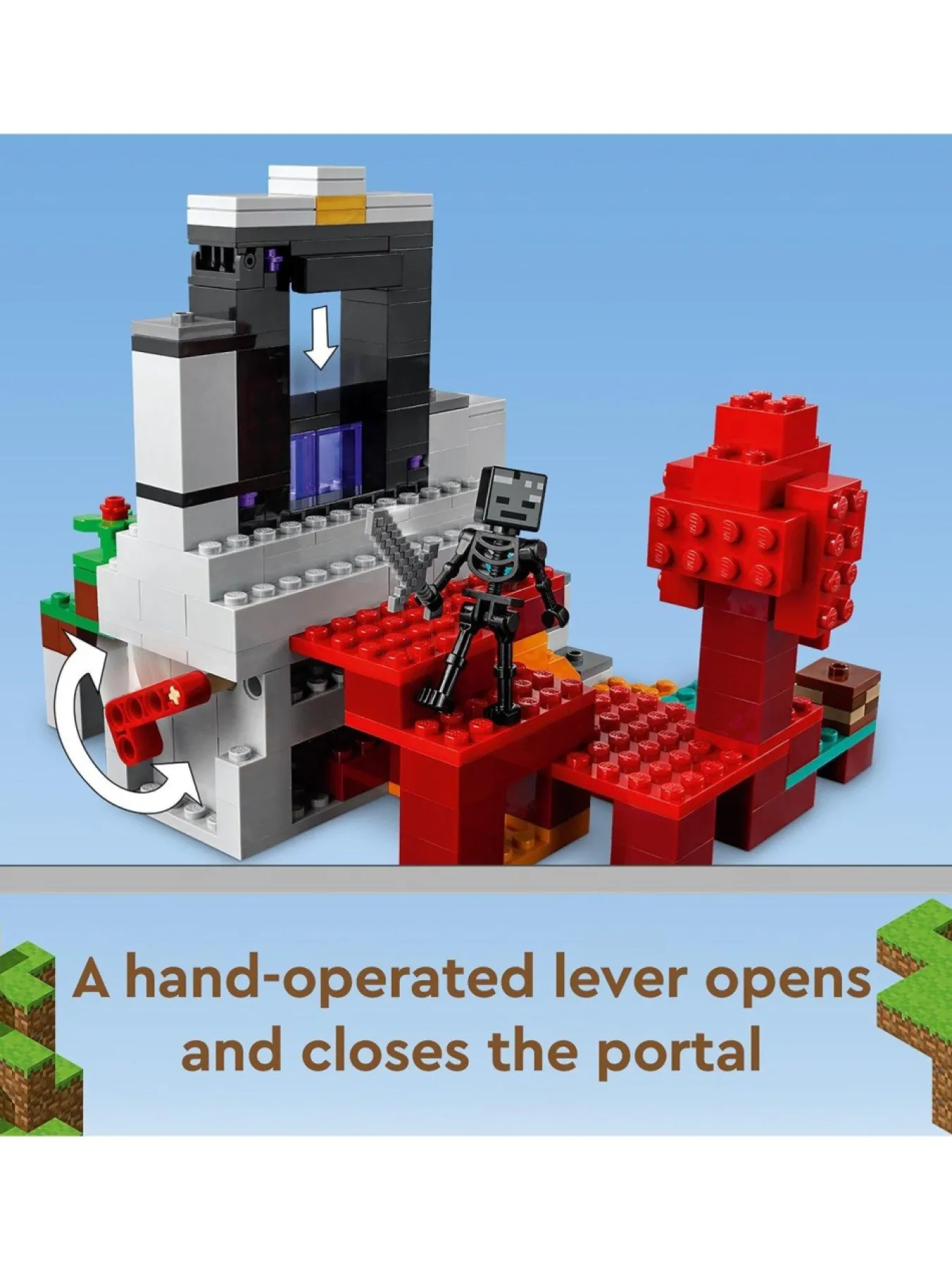 * Lego Minecraft The Ruined Portal Building Set 21172* Lego