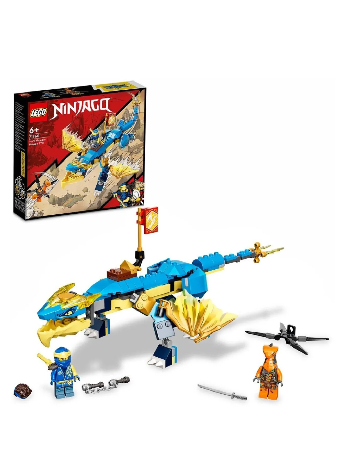 * Lego Ninjago Jay's Thunder Dragon Evo Toy 71760* Lego