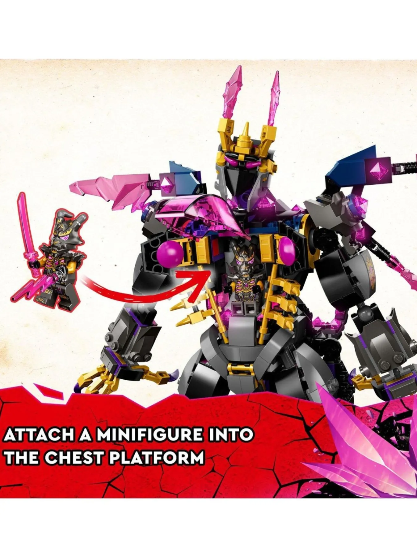 * Lego Ninjago The Crystal King Figure Set 71772* Lego