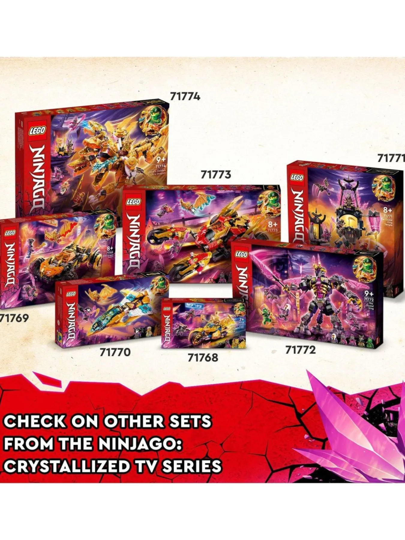 * Lego Ninjago The Crystal King Figure Set 71772* Lego