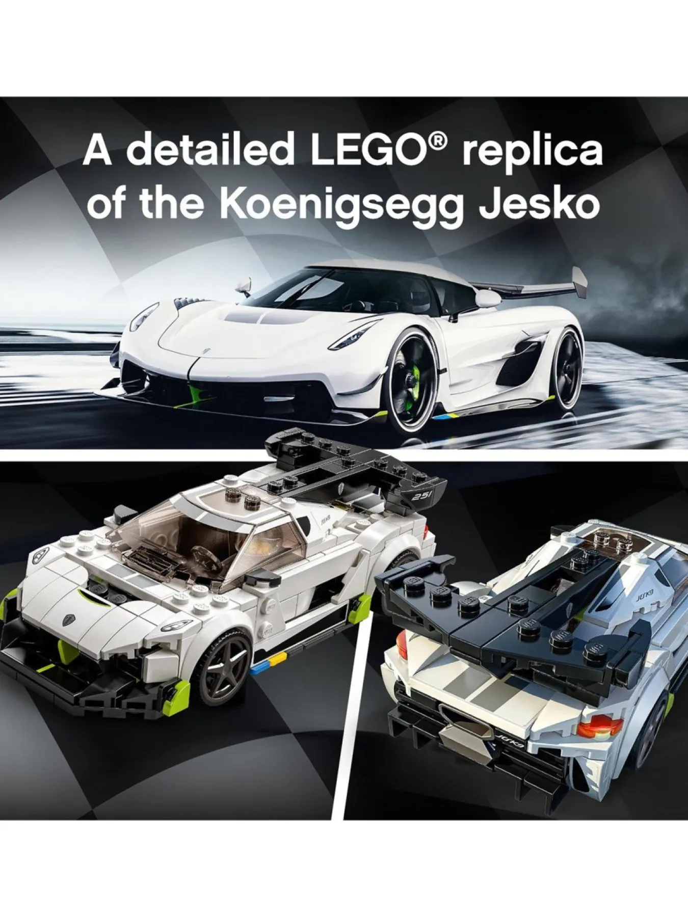 Christmas Gifts Lego Speed Champions Koenigsegg Jesko Car Toy 76900* Christmas Gifts