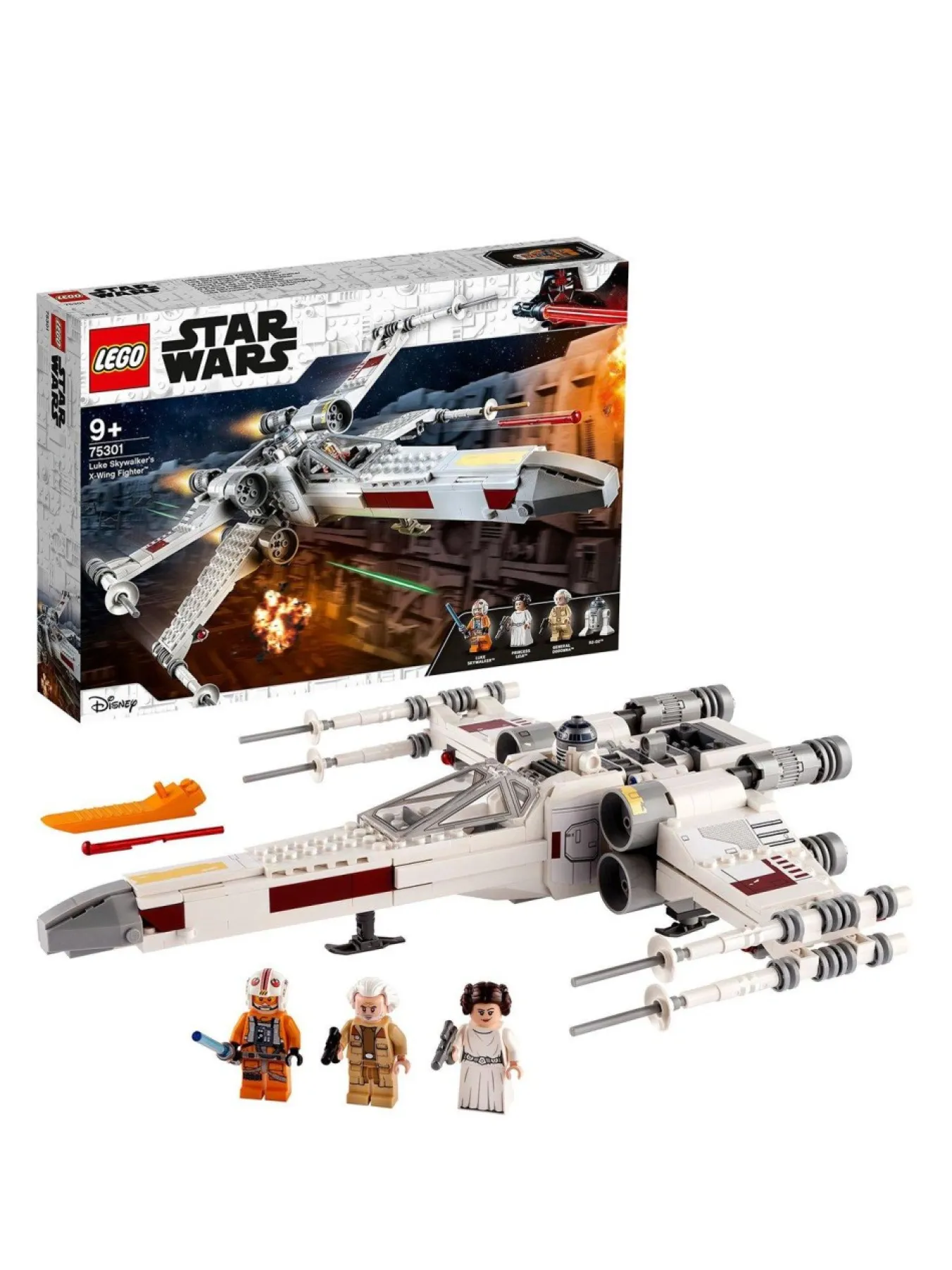 * Lego Star Wars Luke Skywalker's X-Wing Fighter Toy 75301* Lego
