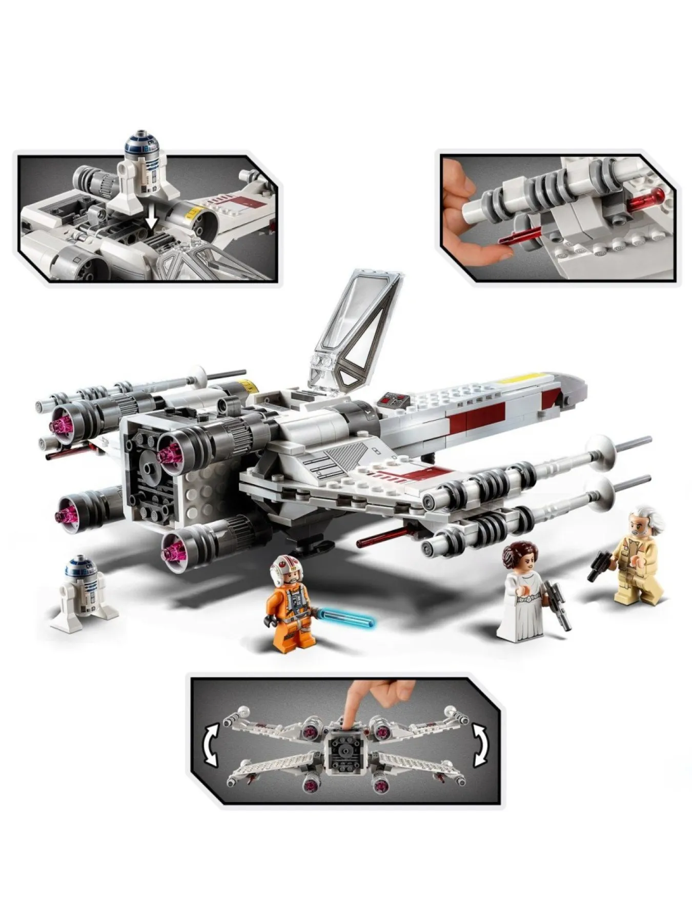 * Lego Star Wars Luke Skywalker's X-Wing Fighter Toy 75301* Lego