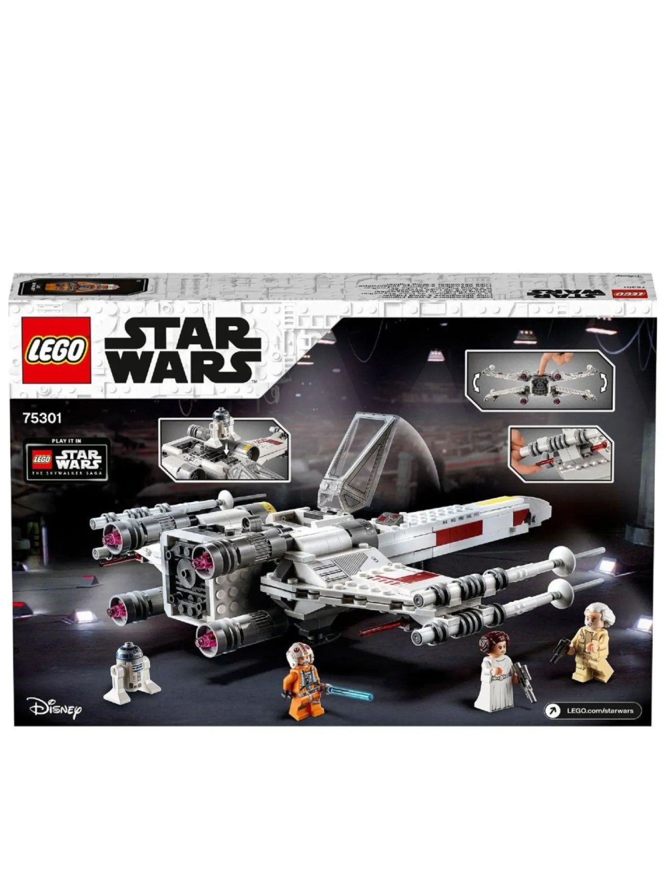 * Lego Star Wars Luke Skywalker's X-Wing Fighter Toy 75301* Lego