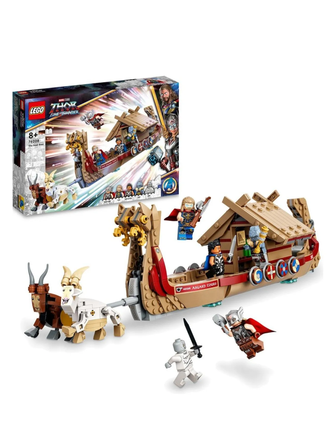 * Lego Super Heroes The Goat Boat Thor Ship Set 76208* Lego