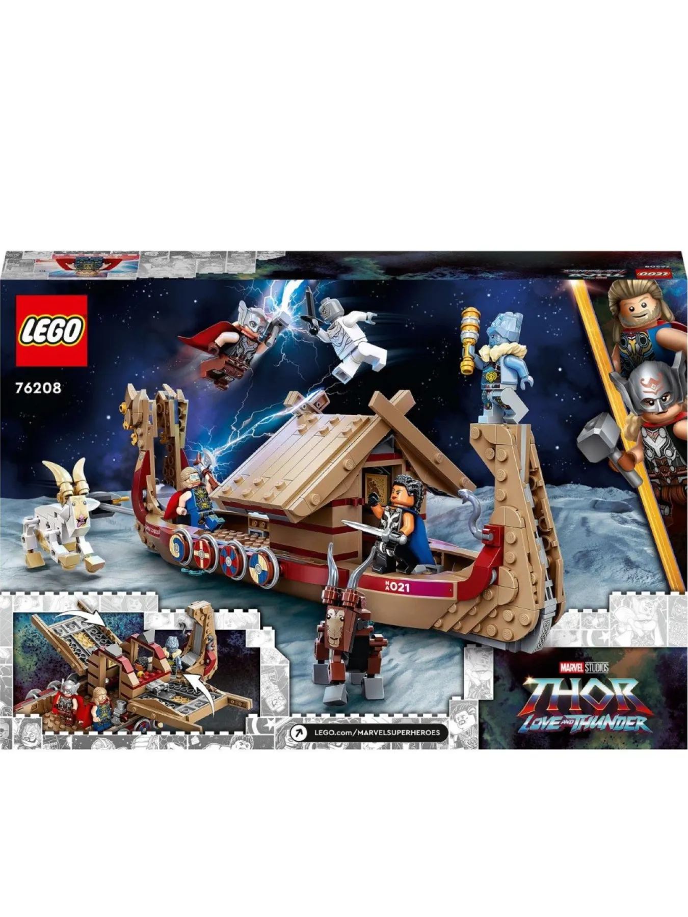 * Lego Super Heroes The Goat Boat Thor Ship Set 76208* Lego