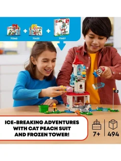 * Lego Super Mario Super Mario Cat Peach Suit & Tower Set 71407* Lego